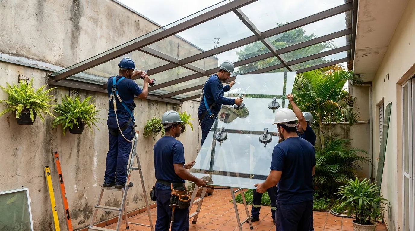 Fechamento de Churrasqueira em João Pessoa‑PB